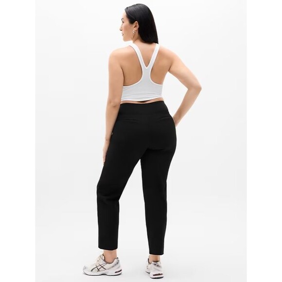 ATHLETA Endless High Rise Pant Size 14 Petite Black #533636 Athleisure Travel - Picture 2 of 11